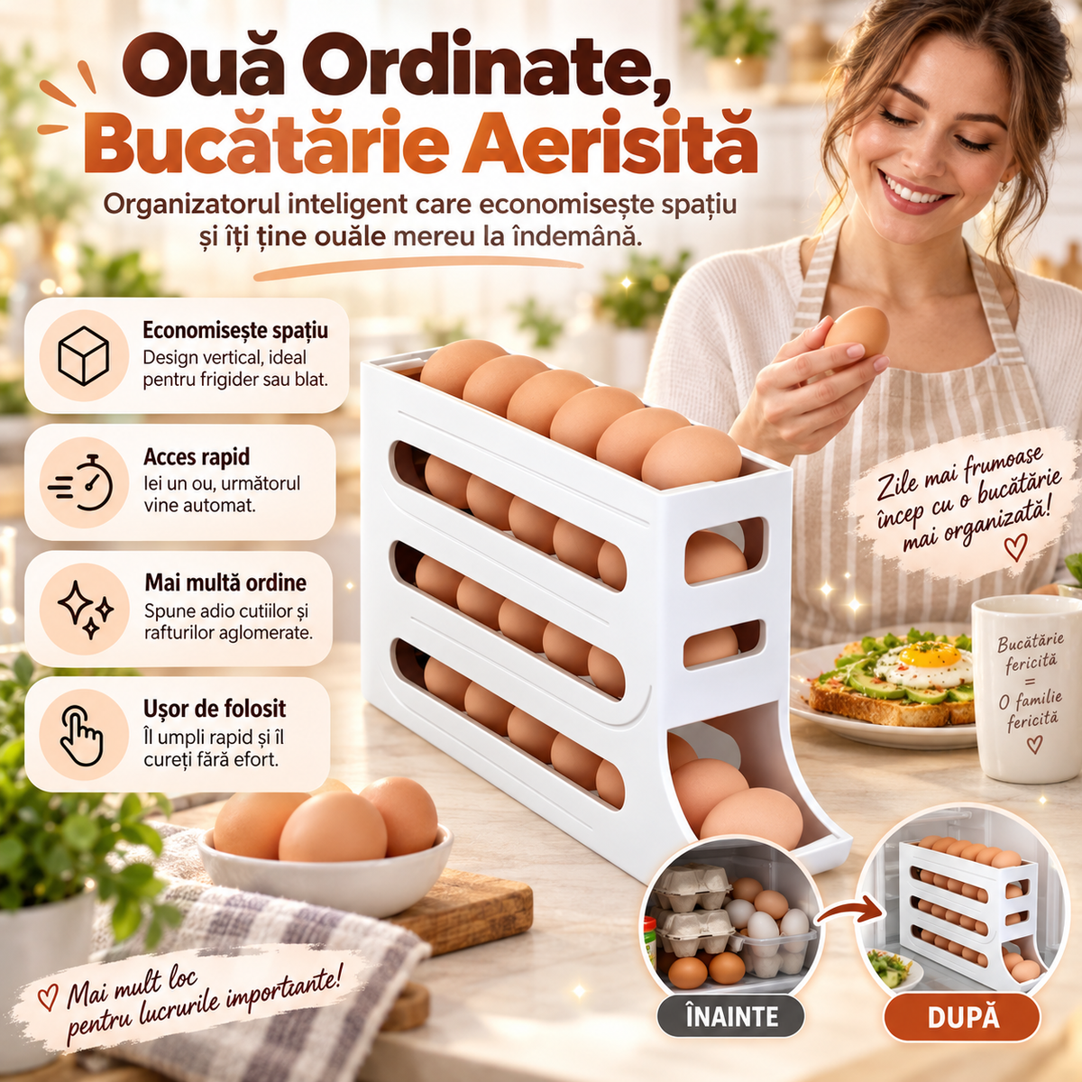 EggFlow imagine principală – beneficii și organizare ouă
