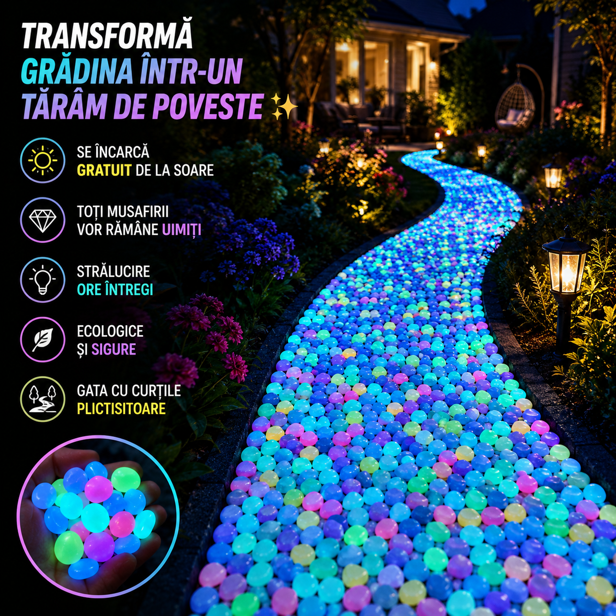 DreamGarden™ - Pietre Luminoase De Poveste