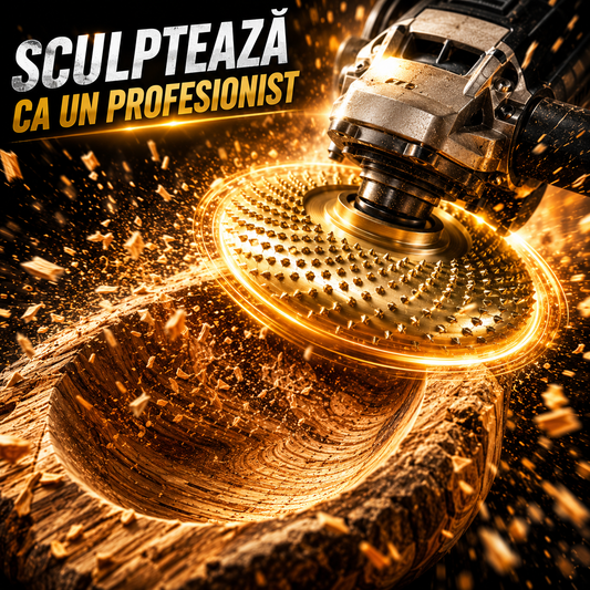 Set 3 Discuri Pentru SculptatLemn WOODY™
