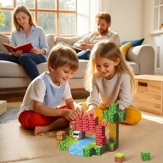 Set Cuburi Magnetice  - MINEACRAFT™