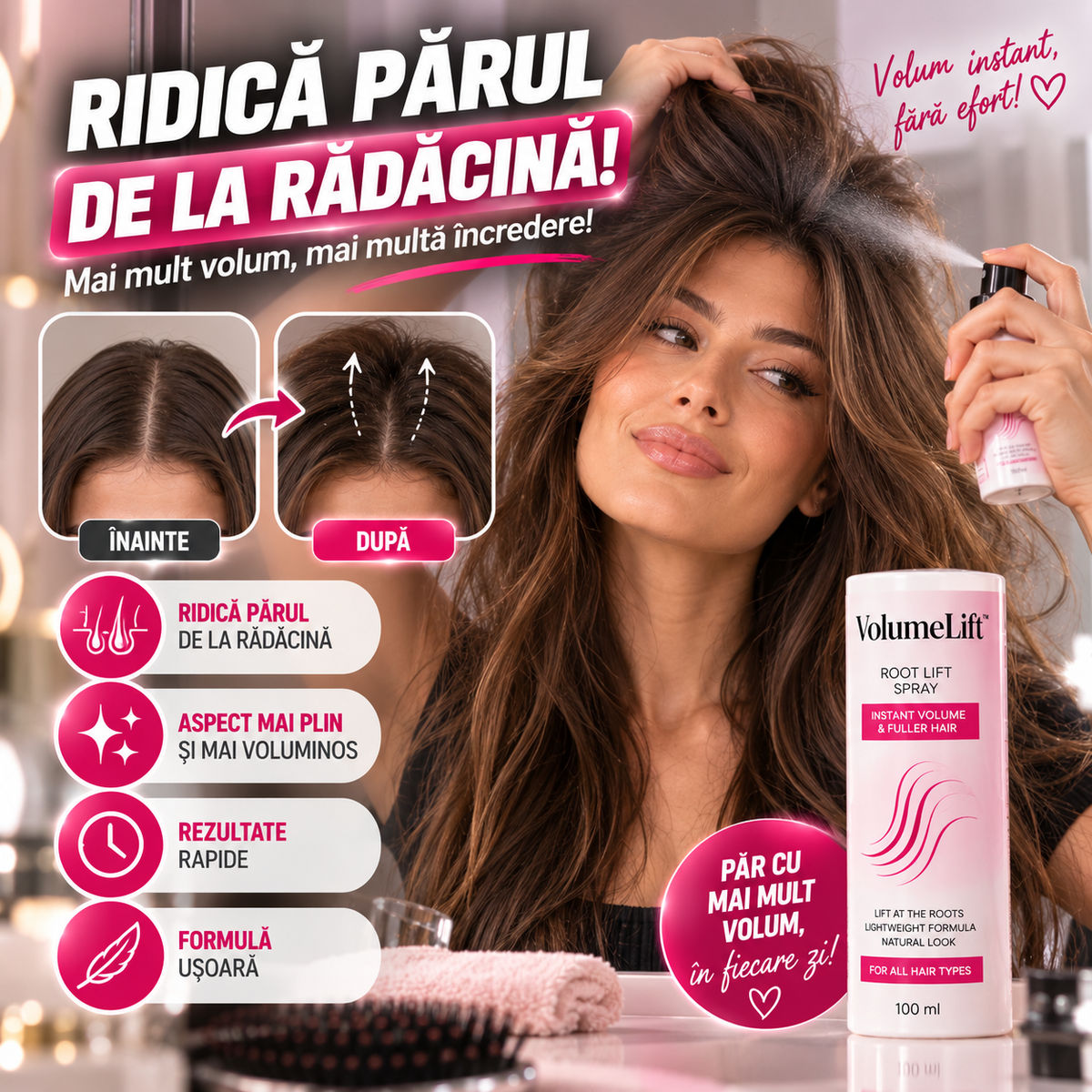 Spray Pentru Volum Al Părului VolumeLift™