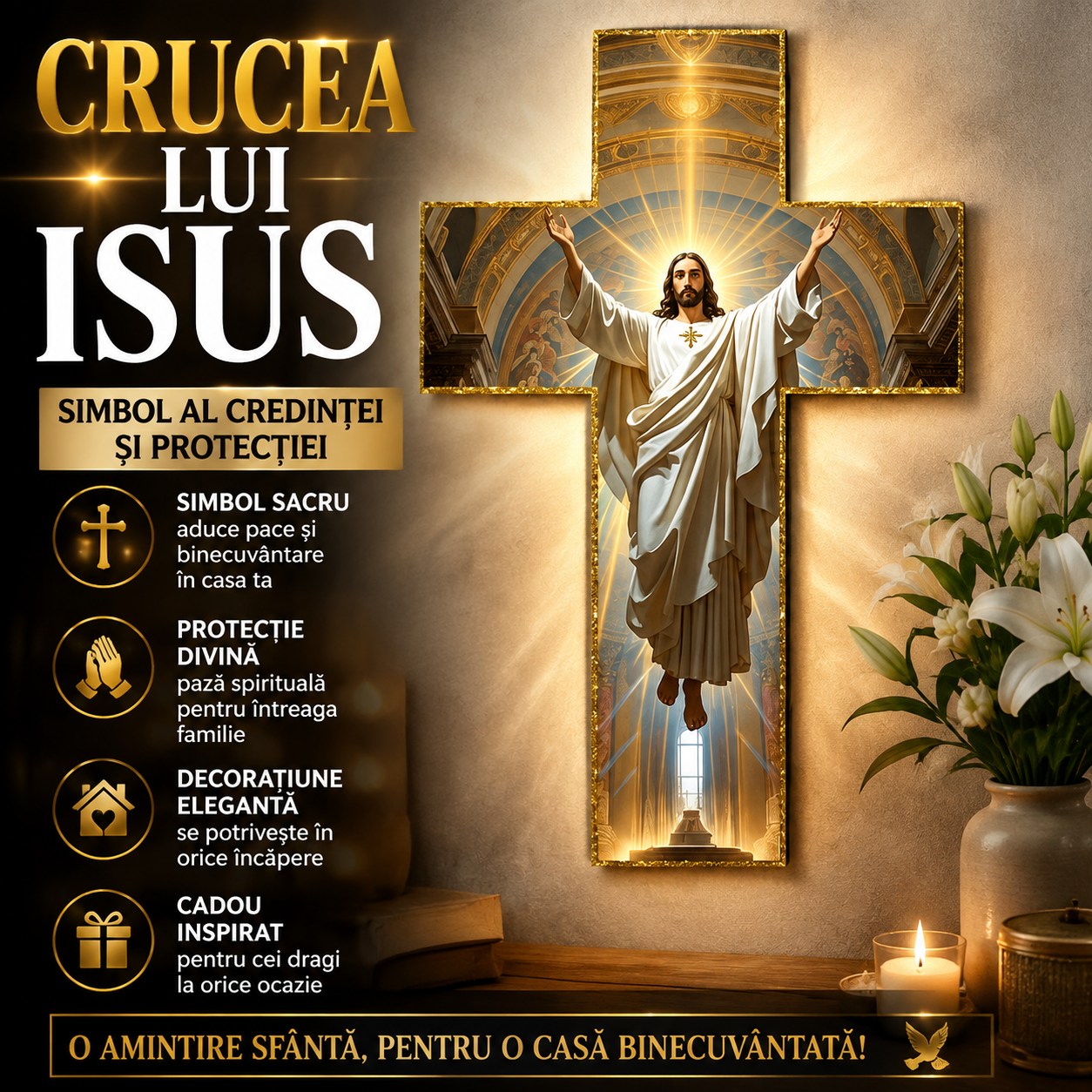 Decorațiune Luminoasă Nașterea Domnului HolyLight™