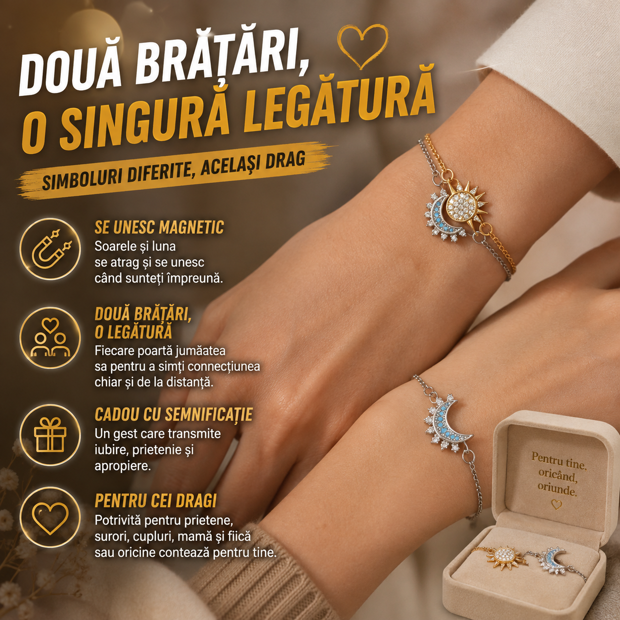 Set Brățări Magnetice SoulBond™