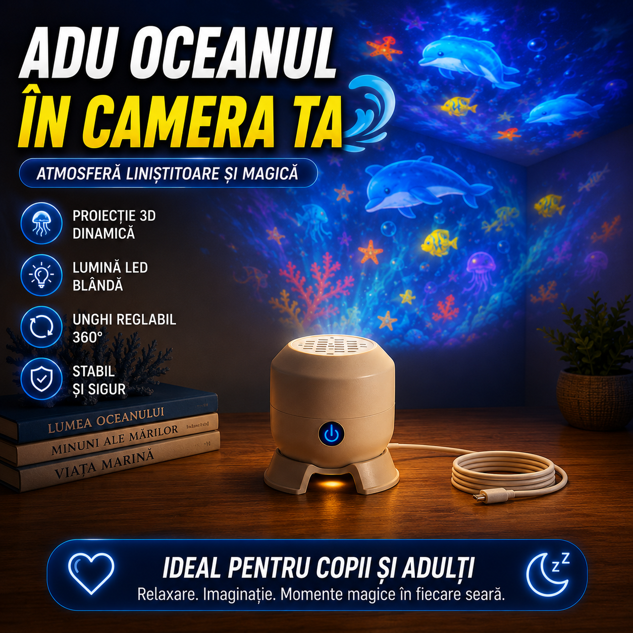 Proiector Oceanic 3D OceanDream™