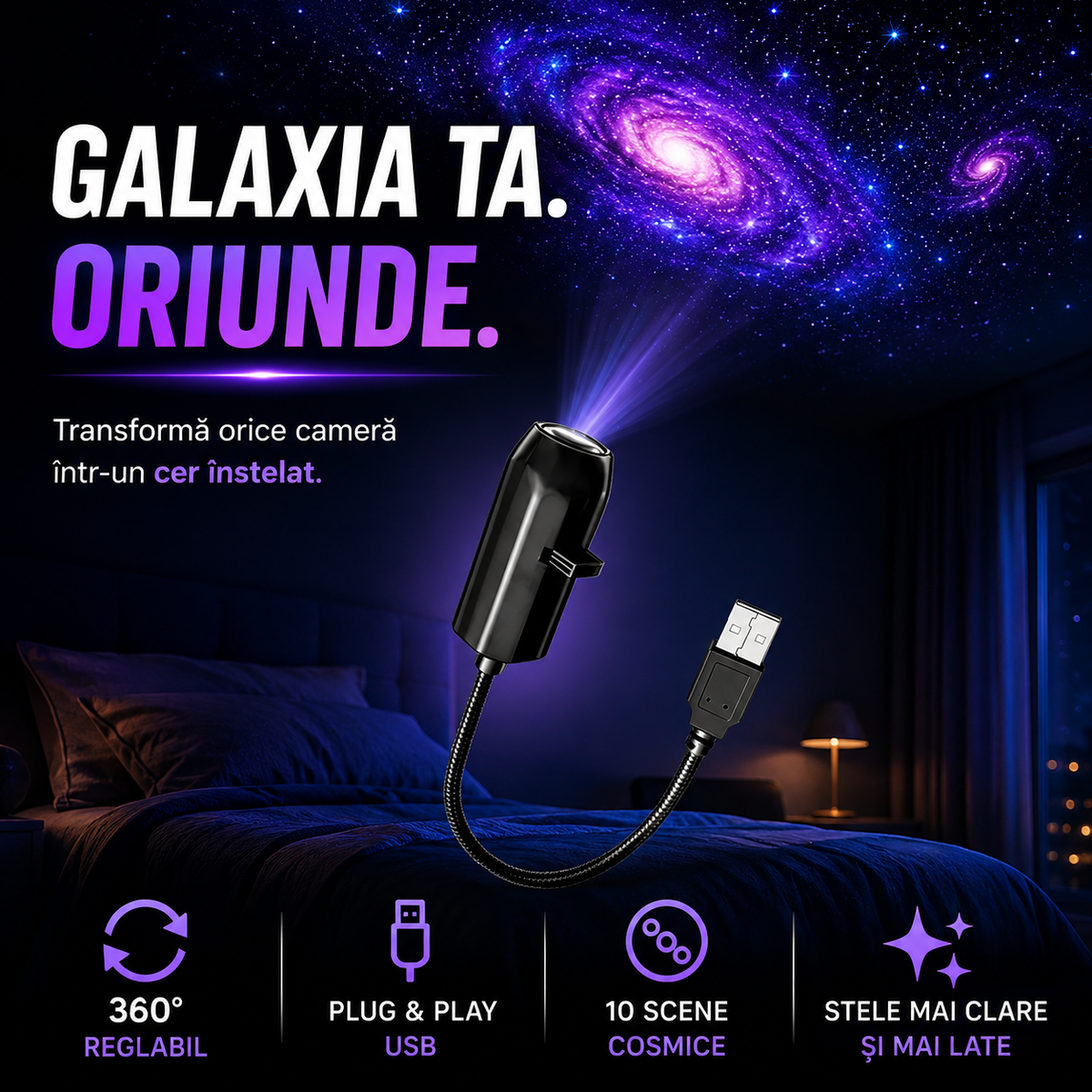 Proiector Cosmic GalaxyDream™