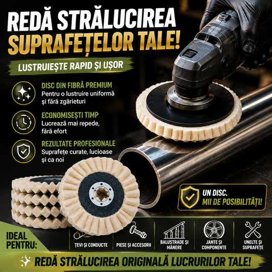 Disc Din Pâslă Pentru Lustruire PolishPro™