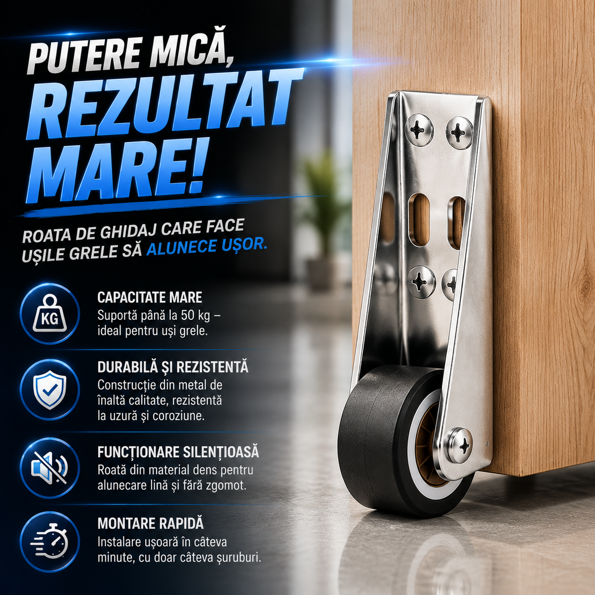 Role Pentru Uși Glisante GlideRoll™